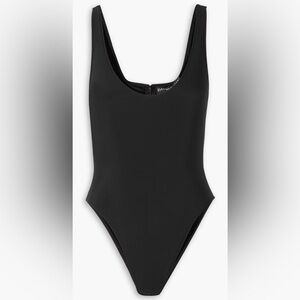 DAVID KOMA Black Jersey Bodysuit